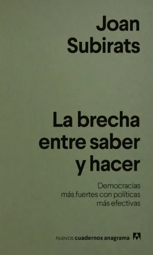BRECHA ENTRE SABER Y HACER, LA