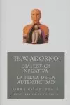 O.C. ADORNO 06 DIALECTICA NEGATIVA. JERGA DE LA AU
